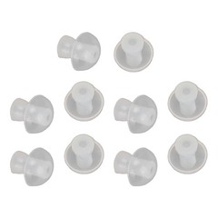 L 14mm 10Pcs Hearing Aid Ear Tips Soft Replacement Universal Domes Hearing