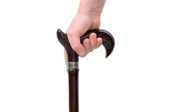 Dr. Watson – Handcrafted Wooden Walking Stick, Walking Cane, Derby Handle
