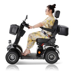 Four Wheels Travel Mobility Scooter 500W 48V 20AH Battery Motor for Adult Senior