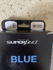 Superfeet Blue Insoles Men 9.5-11 Women 10.5-12 New in Box Arch Support