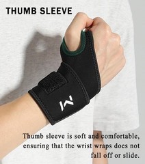 1Pair TFCC Wrist Brace with 1Pair Wristbands, Wrist Support for Tendonitis, S…