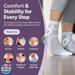 BraceAbility Closed Toe Neuropathy Socks – Diabetic Socks for Wom