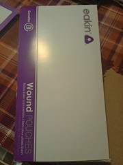 ConvaTec Eakin Wound Pouch Pack of 10Bags Sealed 839262 Ostomy Fistula 4.3 X 3.0