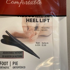 Core Products /Adjustable Heel Height Lift /Size Small Single lift, not a pair