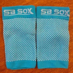 Blue SB SOX Plantar Fasciitis Compression Socks Arch Support Low Cut MEDIUM EUC
