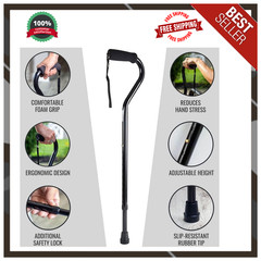 Walking Cane and Walking Stick for Adult Men & Women Lightweight and Adjustable