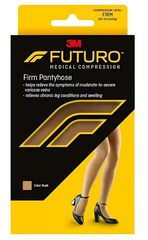 3M Futuro Compression Pantyhose, Plus Size, Nude Female of 20-30mmHG 1 Pair