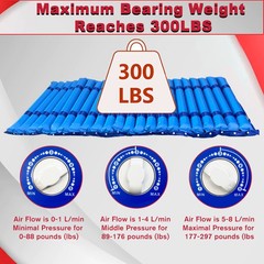 Alternating Pressure Air Mattress Topper with Pump for Hospital Bed Anti Bedsore