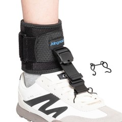 S/M AFO Foot Drop Brace Zinc Alloy Hook Adjustable Elastic Laces Support