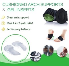 Plantar Fasciitis Foot Pain Relief Kit-9pcs Heel & Arch Pain Relief, Strong Ankl