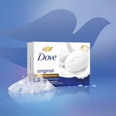 Dove Beauty Bar Soap Original 8 Count For Soft Smooth Skin 1/4 Moisturizing
