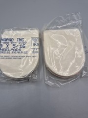 Lot of 2 Hapad, Inc. Heel Pad HP2-5 wool felt 3″ x 5/16″ new in package