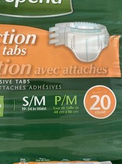 Depend Maximum Absorbency Protection Briefs with Tabs Size S/M 19-34″ 20 Count
