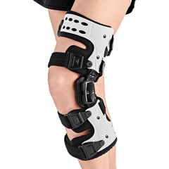 OA Unloader Knee Brace for Osteoarthritis & Joint Pain Relief – Left White