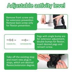 Knee Brace for ACL/MCL/PCL/Meniscus/Ligament/Sports Injuries relief