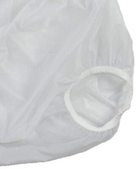 White KINS Vinyl Lowrider Adult Plastic Pants Diaper Cover 40300VW