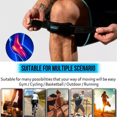Knee Brace Support Patella Stabilizer Strap Arthritis Running Tendon Pain Relief