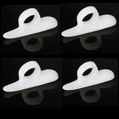 12x silicone gel toe spreaders, hammer toe pads, hallux valgus correction pads