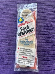 Vintage Odor Eaters Warm Fleece Foot Warmers Odor Destroying Insoles Johnson’s