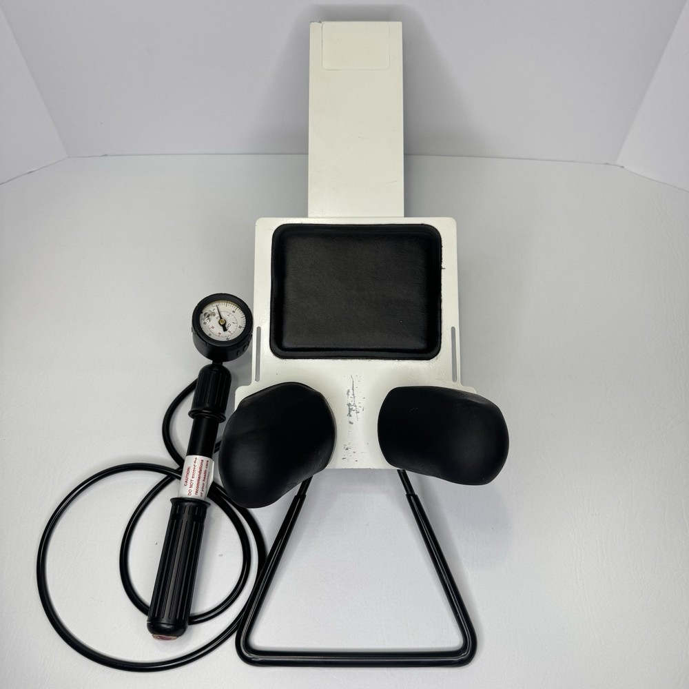 Saunder Cervical Neck Traction Home Trac Device w/ Pump – Tested – Working –