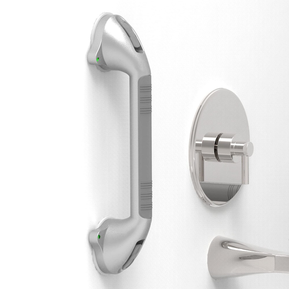 16.5inches Balance Assist Bathroom Shower Handle,Suction Bath Grab Bar with I…