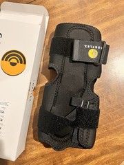 NEW Corflex Cooltex 13″ Anterior Closure Knee Wrap OP Pop wHinge. SMALL