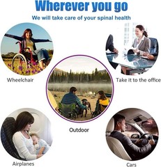 Breathable, Soft Gel Seat Cushion for Hip & Back Pain Relief – 16.5×14.5in