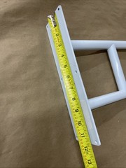 Handrail for Outdoor / Indoor Steps Wall Mount Stair Railing Handicapped / White