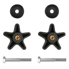 Tinoaly 2 Sets Rollator Walker Replacement Knobs, Comfortable Replacement Arm Ad