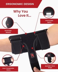 Elbow Brace Comfortable Night Sleep, Cubital Tunnel Syndrome, Ulnar Nerve Ent…
