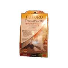 Futuro Medical Compression Open Toe Knee Length Stocking, Large, Firm