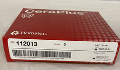 5-Hollister 112013 CeraPlus Skin Barrier, 1 3/4″ Flange, 7/8″ pre-cut opening