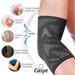 2X Elbow Brace Compression Support Sleeve Arthritis Tendonitis Reduce Joint Pain