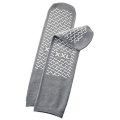 Non Slip Anti Skid Grip Socks | Premium Terry Cloth | XL 2XL 3XL Beige Gray Blue