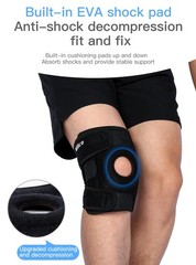 SUJAYU Knee Brace for Women Men with Side Stabilizers, Braces Gray