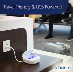ORICLE UV Hearing Aid Dryer+Sanitizer Station Removes Moisture From Hearing Aids