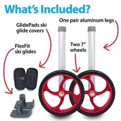 Top Glides Vortex Universal 7 Inch Walker Replacement Wheels Kit – LEGS & GLIDES