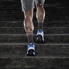 Copper Ankle Support Brace Compression Sleeve Elastic Foot Pain Relief
