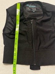 Marena Recovery Compression Vest Short Style Black Nylon & Spandex Blend Size XS