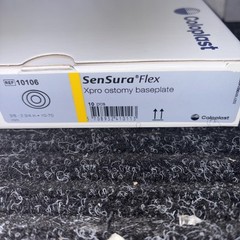 Ostomy Barrier SenSura Flex Xpro Adhesive Coupling Yellow Code 10106 Box Of 10