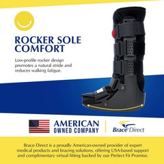 Brace Direct Air Cam Walking Boot Tall PDAC Approved Adjustable Stabilization