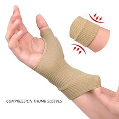 Thumb Wrist Compression Brace with Gel Pad Arthritis Support Gloves 1 Pair