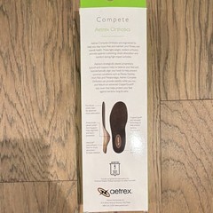Aetrex Compete L400 Orthotic Insoles Full Length Anti-Microbial Men US 13