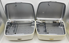 Dry & Store Global II Hearing Aid Dehumidifier Lot (2) UV-C Dryer Parts Repair