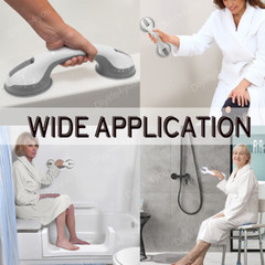 Grip Suction Cup Handle Bath Tub Bathroom Shower Grab Bar Hand Rail For Elder