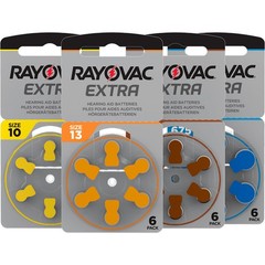 320 X A10 10 Size 10 PR70 Rayovac Extra Card 1.5V Zinc Air Hearing Aid Battery