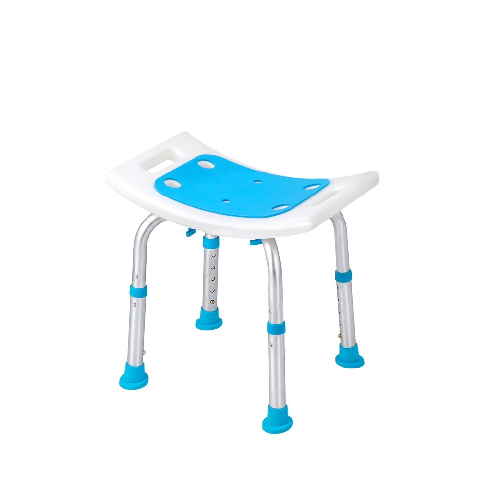 Shower Chair Bath Bench Height Adjustable Bath Stool with Non-slip textured Seat