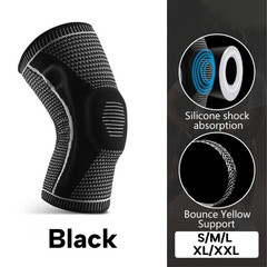 NEW Compression Knee Sleeve Support Brace Joint Pain Arthritis Relief Sport