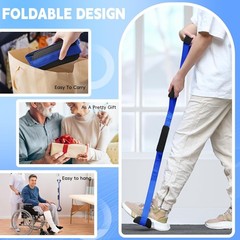 42 Inch Rigid Leg Lifter Strap Hip Knee Surgery Recovery Aid Mobility Foot Loop