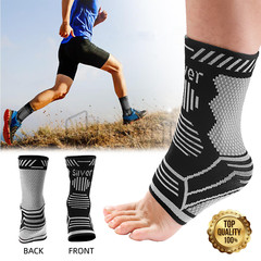 Ankle Brace Support Compression Sleeve Plantar Fasciitis Pain Relief Foot Wrap